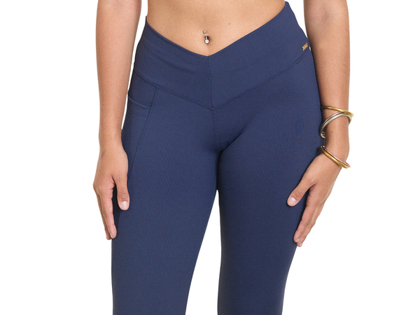 Legging MILOS couleur ÉGÉE texturé